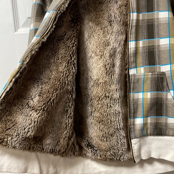 Youth O’Neill Fur Lined Zip Up HoodedJacket, Large - Picture 7 of 10
